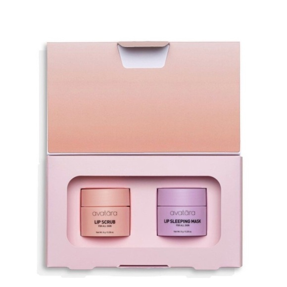 Avatara Lip Duo Set/ Includes 8 ounce lip scrub & 8 ounce lip sleeping mask - Picture 3 of 4